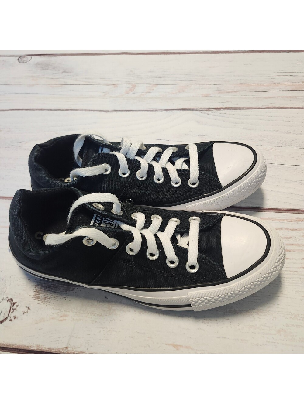 Converse All Star black low top sneakers women's size 7
